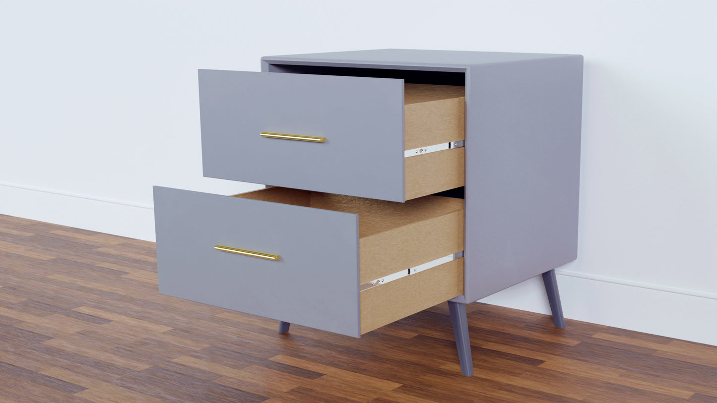Realistic Bedside Nightstand
